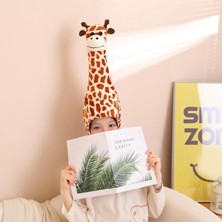 Dospělý Dítě Žirafí Klobouk Narozeninová Oslava Pokrývka Hlavy Kostým pro Hraní Rolí Scénická Pokrývka Hlavy