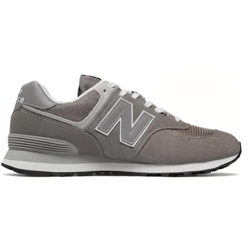 New Balance NB 574 Balance Abrasion Resistant Breathable Low Top Casual City Commute Running Shoes Unisex Gray D Width Sneakers ML574EGG(D Width)