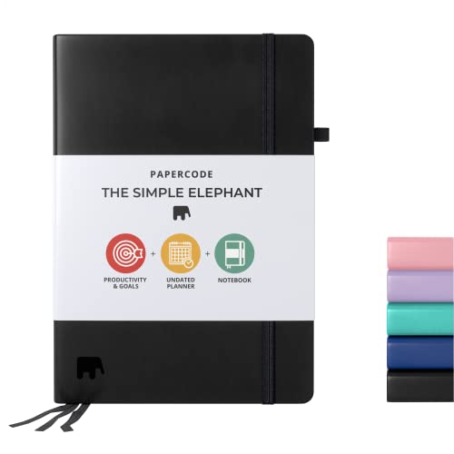 2026 Custom Printed A5 Leather Agenda Personalized Weekly/Monthly Planner Hardcover Notebook 192 Sewing Binding (Black,21*14cm&A5) чёрный
