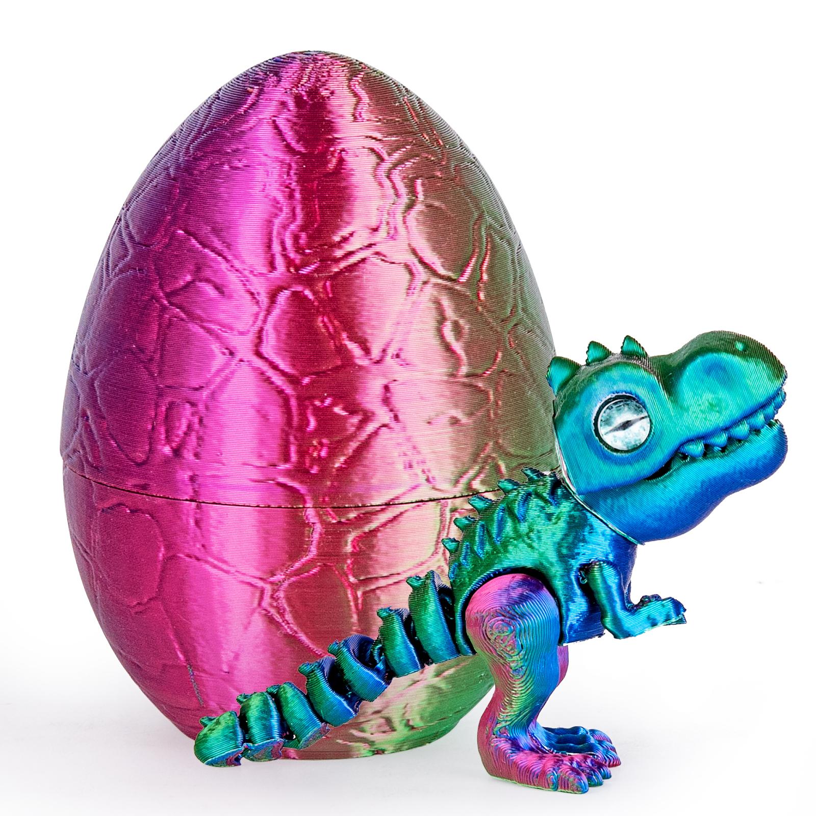 

Напечатанное на 3D принтере яйцо дракона с подвижной игрушкой-динозавром, подвижная игрушка-антистресс для детей и взрослых, крутой декор для офисного стола, подарок S