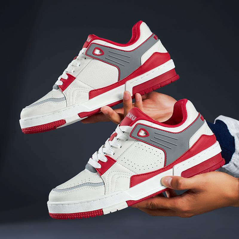 Lightweight thick-soled non-slip and wear-resistant niche original low-top casual skateboard shoes