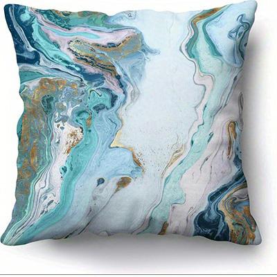 Home Decor Abstract Marbled Pattern Digital Print Pillow Covers Pattern Cushion Cover Suitable For Sofa Bedroom Car Pillow Cover