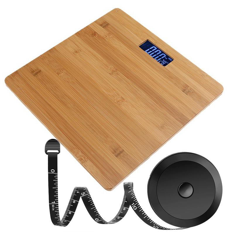 Бытовые деревянные весы для измерения веса тела, напольные, точные, умные, для измерения жировой массы тела, умные электронные, светодиодные цифровые весы для ванной комнаты