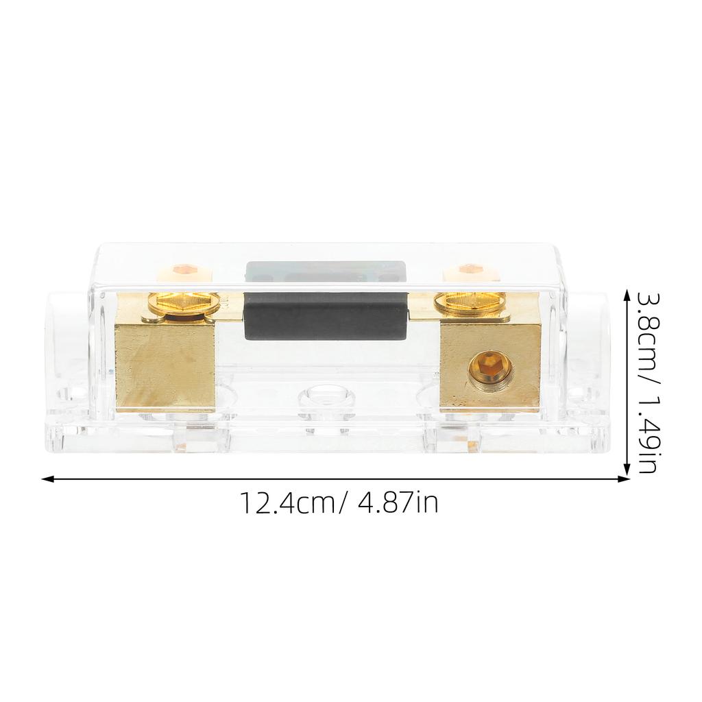200A Auto Audio Block Durable High Power Protection Fuse Holder For Car Amplifier Stereo System Auto Amplifier Fuse Block