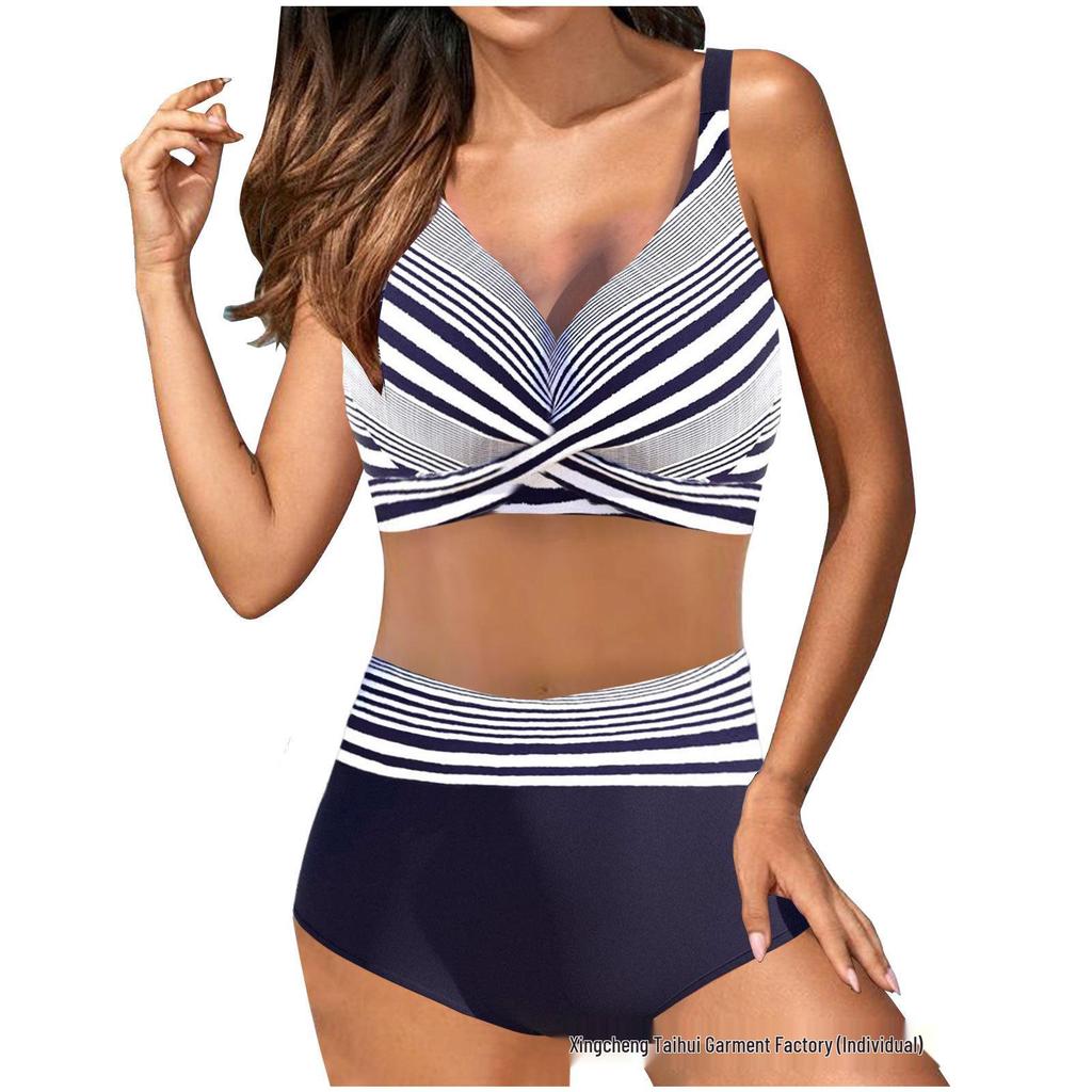2025 Euro-American Sexy Split Bikini Women's Swimwear