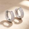 Xiaomi 925 Sterling Silver Vintage Earrings For Women Trendy Simple Geometric CZ Earring Jewelry Prevent Allergy Party Accessories