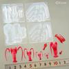 Kameshima Soft Silicone Mold for Miniature Ise Ebi (Lobster) - 4 Sizes