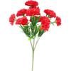10 Heads Artificial Carnation Home Decoration Multi Color Beauty Silk Fake Flower Especial For Wedding And Festival Decoration