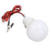 LED Camping Tent Lantern Plastic Outdoor Emergency Light Bulb with Hook for Hiking Fishing 12V 5W