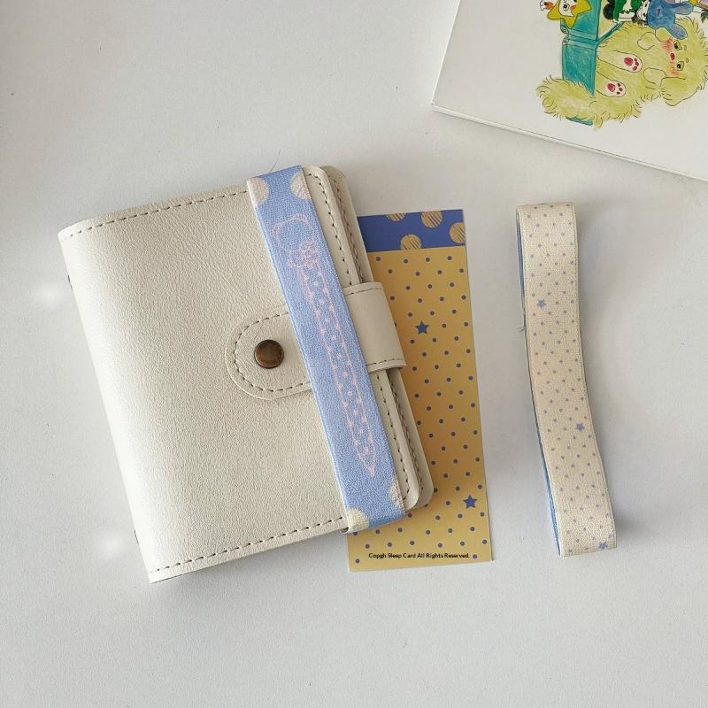 

A7 M5 Planner Notebook Elastic Strap Ins Style Cute Strawberry Bear Decoration Elastic Scrapbooking Storage Accessory A2