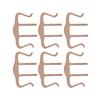 6Pcs Music Book Clips Bronze Color Stainless Steel Light Weight Proper Size Music Book Page Holders