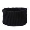 Unisex Cashmere Wool Neck Warmer: Thickened, Solid Color Knit, Warm and Protective for Autumn and Winter.