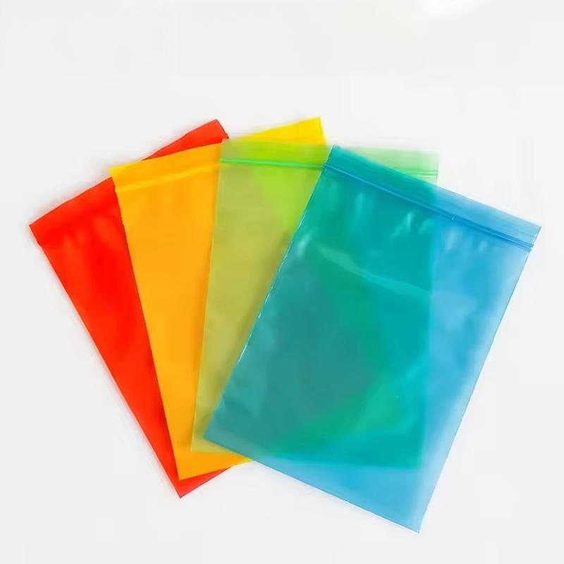 100 Adet Plastik Pe Renkli Saklama Kendinden Mühürlü Poşet Turuncu Sarı Mühürlü Ambalaj Poşeti Kalınlaştırılmış 0.12 Mm Siyah Beyaz Mühürlü Poşet