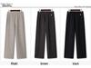 2025 Herbst Elastischer Bund Gerades Bein Freizeithose für Frauen mittleren Alters – Vielseitig, Figurformend Mittelhochtailliert