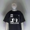 Unisex Short Sleeve Crew Neck Cotton T Shirt Unclean Psychic Tv