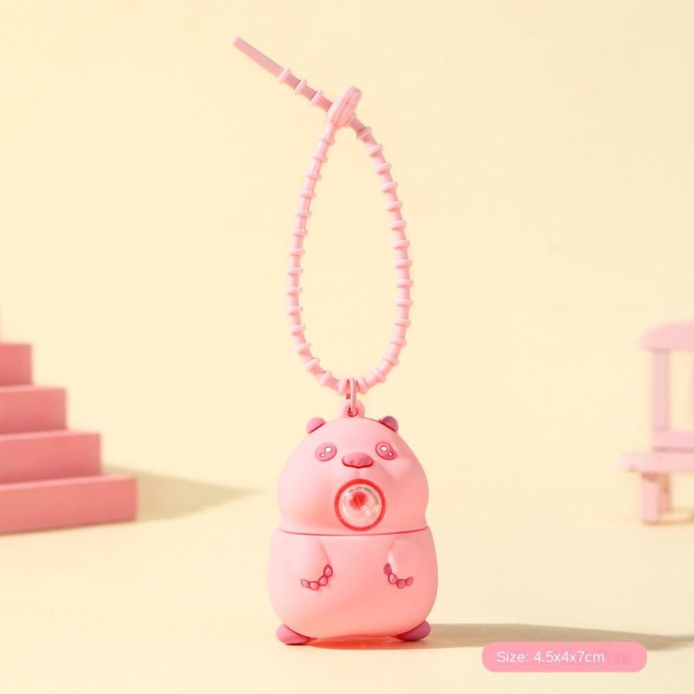 Cartoon Capybara Pinch Keyring Capybara Capybara Pendant  Children Birthday Gift