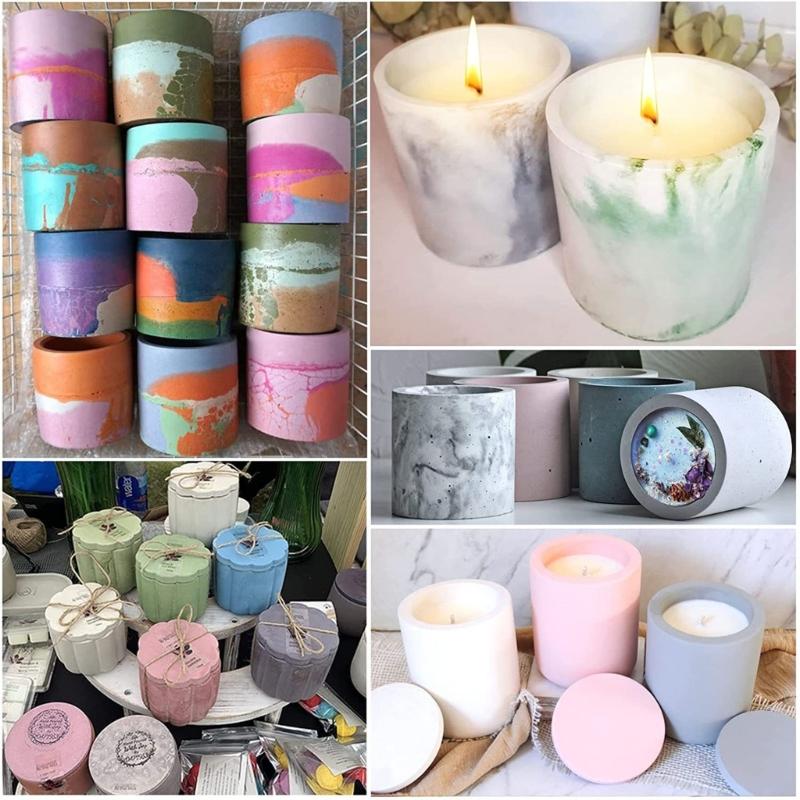 Silicone Pen Holder Moulds Silicone Clay Molds Hand-Making Silicone Candle Cup Moulds Multi-functional Silicone Material