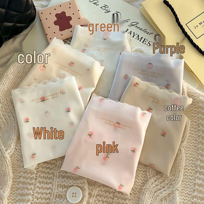 

Seamless Ice Silk Strawberry Print Teen Panties with 3D Peach Butt Design and Cotton Crotch XL [120-140 lbs] фіолетовий
