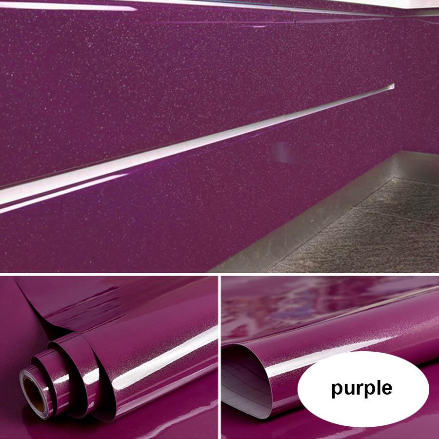 Pearlescent Solid Color Oil-proof PVC Wallpaper Self-adhesive Waterproof Renovation Sticker for Kitchen Furniture Table Cabinet