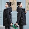 2026 Hot-Selling Women's Korean Style Slim Fit Mid-Length Winter Cotton Padded Jacket - Warm & Versatile Outerwear