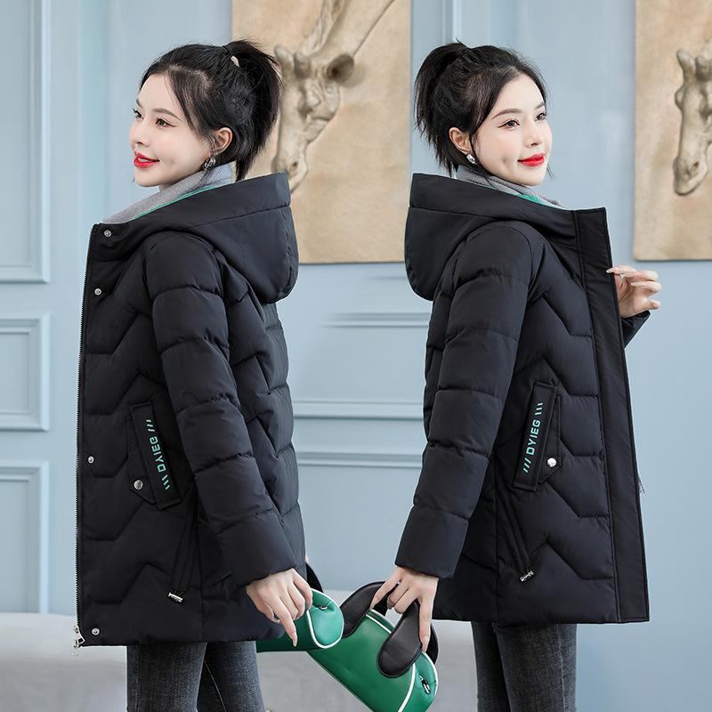 2026 Hot-Selling Women's Korean Style Slim Fit Mid-Length Winter Cotton Padded Jacket - Warm & Versatile Outerwear