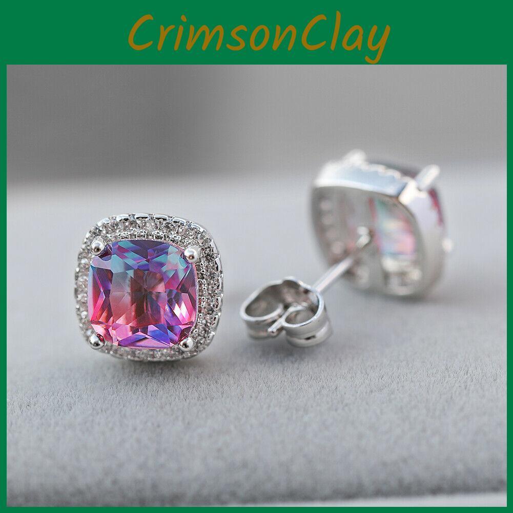 Unique Geometric Ear Jewelry With White Zirconia For Party Or Casual Wear