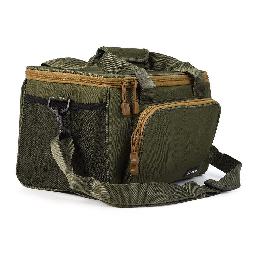 Lixada Fishing Fishing Tackle Shoulder Large for Outdoor and Travel Bag, Bag, Bag, Capacity, Multifunctional, Fishing, Activities, Mountaineering,