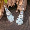 5Pcs Bohemia Enameling Teardrop Pendants For Women Diy Earrings Necklaces Pendants Charms Making Jewelry Accessories