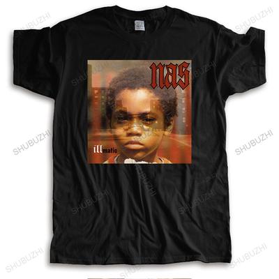 Custom NAS Illmatic Album Cover HipHop Graphic teeShirt Gift for Unisex Women Girls Unisex Oneck Streetwear Summer Cool TShirt