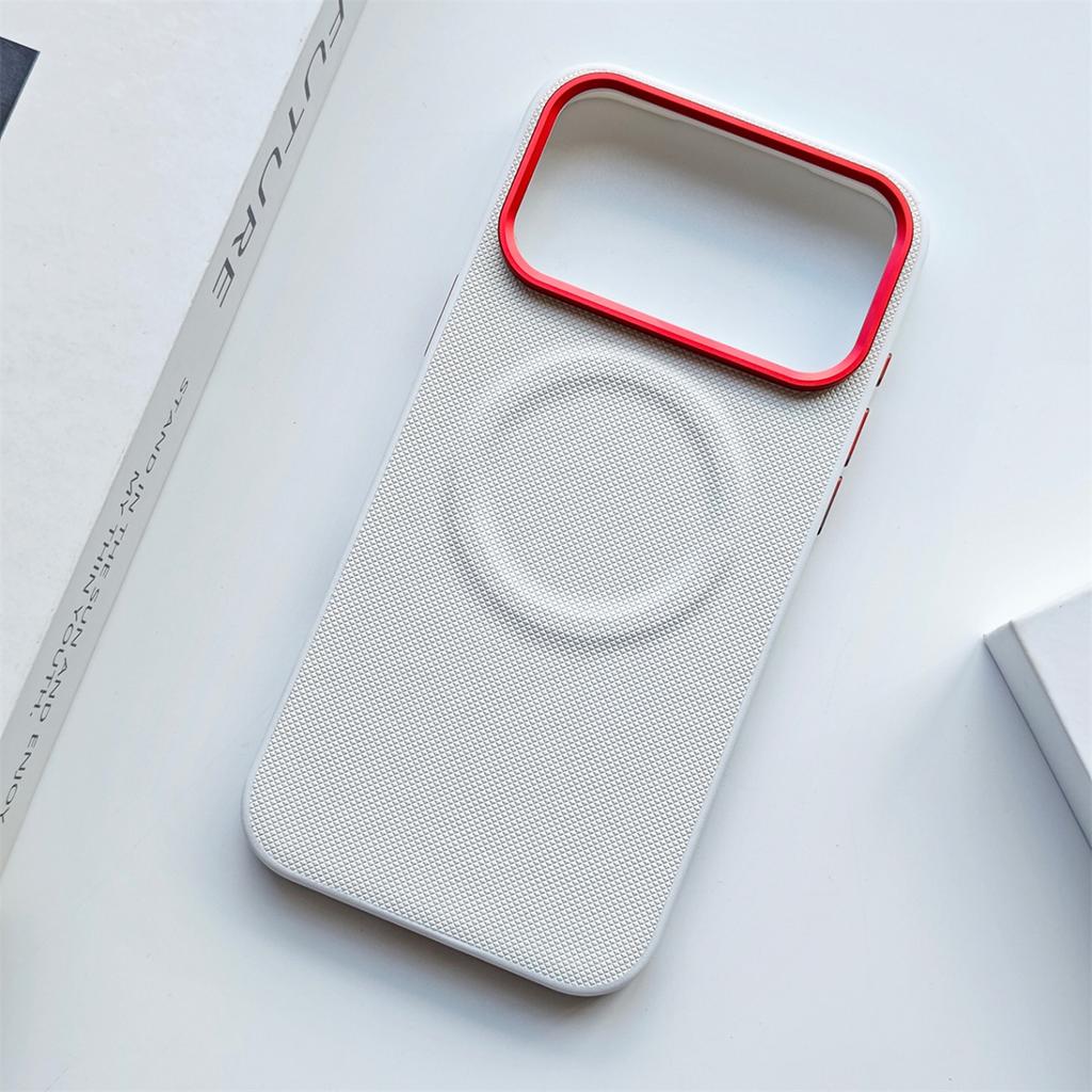 Leather Magnetic Phone Case for Iphone 17 Pro Max 17 Pro 17 Air for Magsafe Wireless Charging Shockproof Leather Hard Back Cover