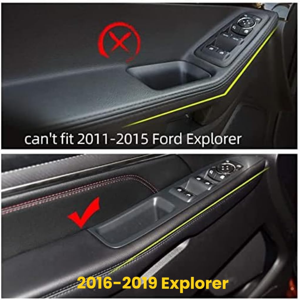 Vesul Front Load Door Side Storage Box for Ford Explorer 2016 2017 2018 2019