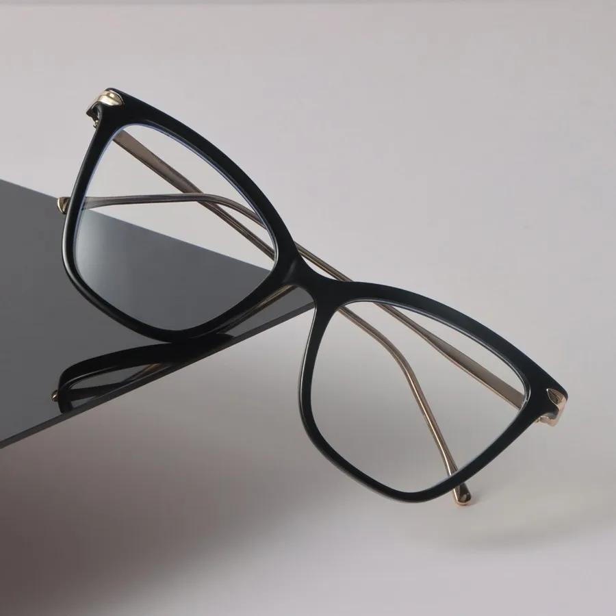 Minimalist Trendy Transparent Glasses Retro Cat Eye Frame Eyeglass Women Men Retro Clear Lens Frame Glasses Oculos