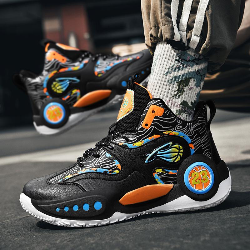 Schuhe Herren Übergröße Neu Herbst Sport Eltern-Kind Kampf Basketballschuhe für Training Basketball