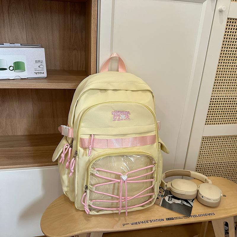 School bag 2025 new niche design fashion versatile backpack large capacity leisure sports style school bag travel shoulder bag