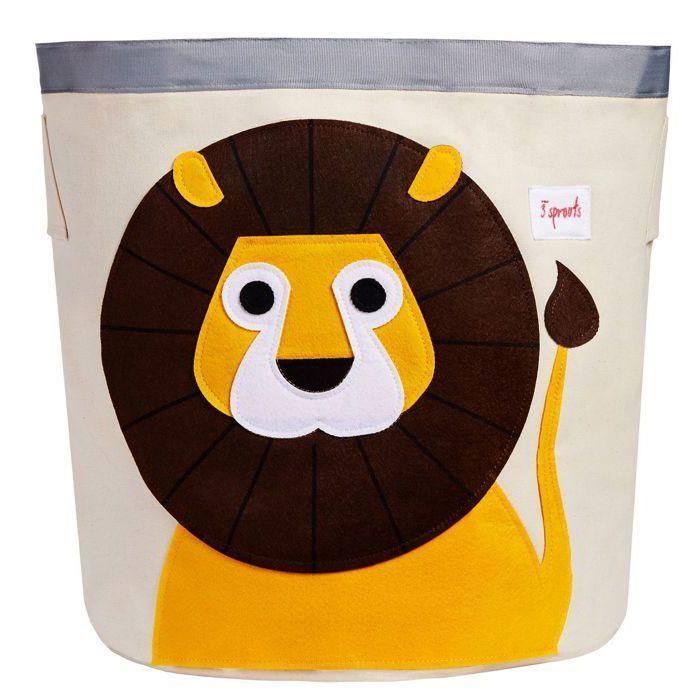 Sac À Jouets Lion 3 Sprouts Jaune