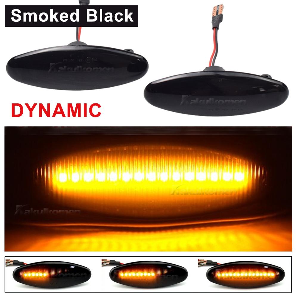 Side Marker Light For JAGUAR XK8 S-Type XK 8/XKR XJ X350 Dynamic LED Turn Signal Flashing Indicator Blinker