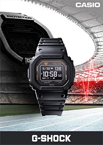 Casio G-Shock wristwatch G-SQUAD heart rate monitor Bluetooth model DW-H5600MB-1JR mens black.