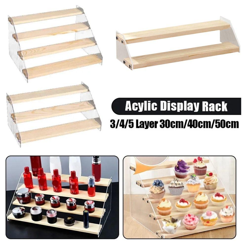 Stepped Makeup Perfume Organizer Shelf  Skin Care Products