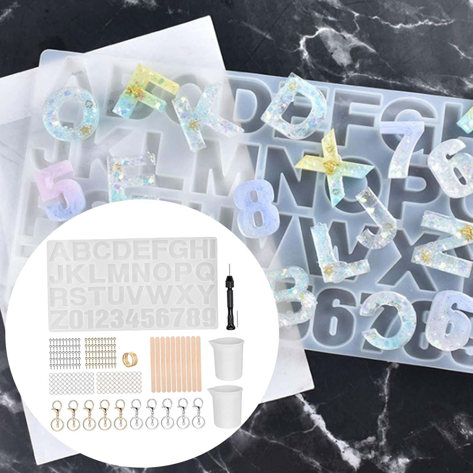 

Брелок с алфавитом, литье из смолы, силиконовая штамповка, изготовление ювелирных изделий, эпоксидная смола для ключей