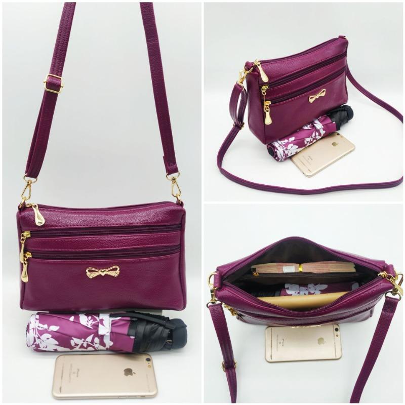 Middle-aged and old mothers buy vegetables, the new one-shoulder oblique span women's bag