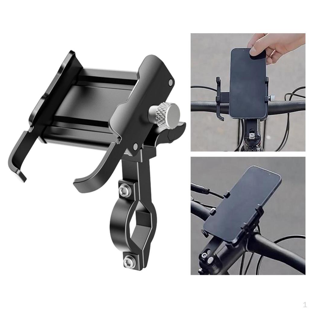 Bike Phone Holder Cell Mount Multiple Angles 720 Rotatable Handlebar Mounting Shockproof for
