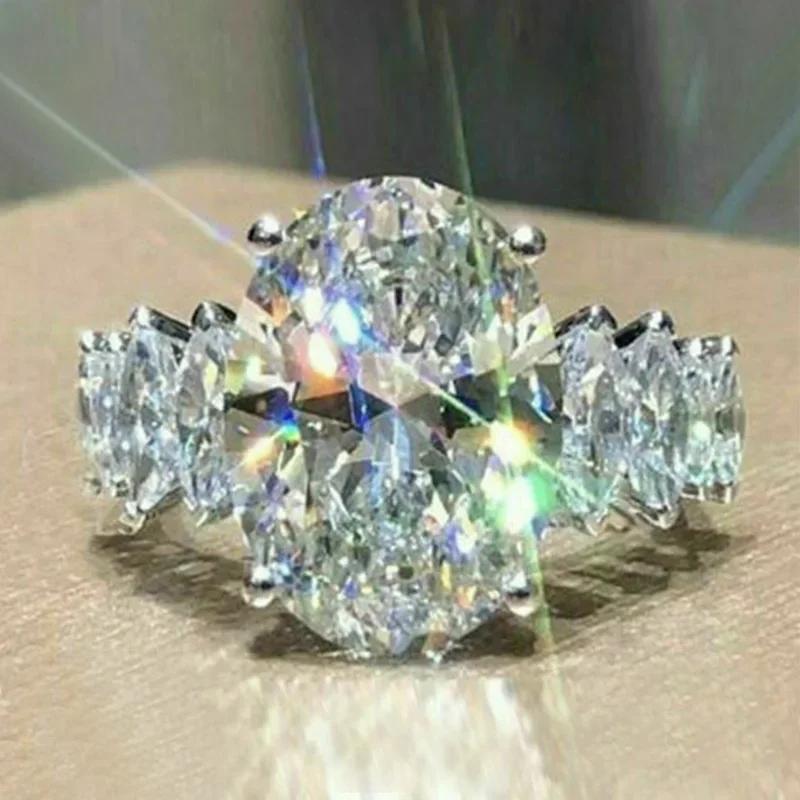 Fashion Versatile Cubic Zirconia Ring For Women Simple Stylish Wedding Bride Accessory Party Jewelry Drop Shipping