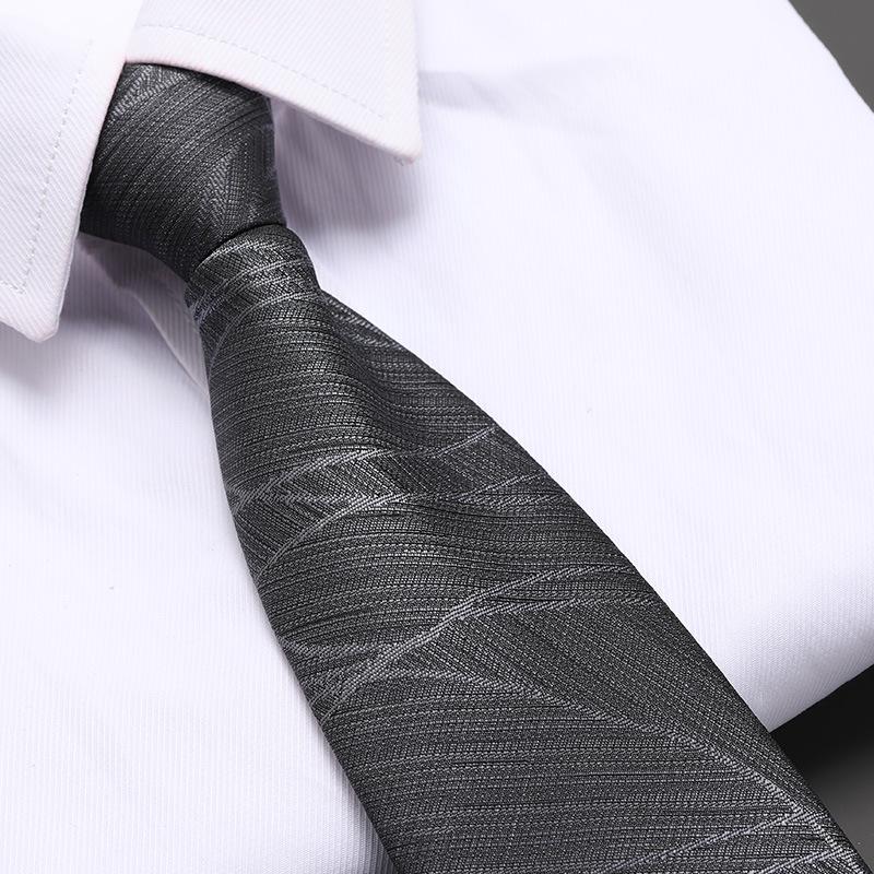 No Black Zipper Men'S Professional Dress Tie Business Casual Wedding Groom Korean Version Of A Pull Tie