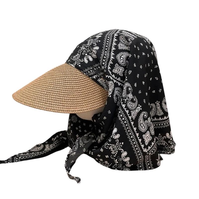 

Stylish Cashew Flower Head Wrap Hat for Women Soft Headscarf Hat for Spring Daily Use and Social Gatherings Photography