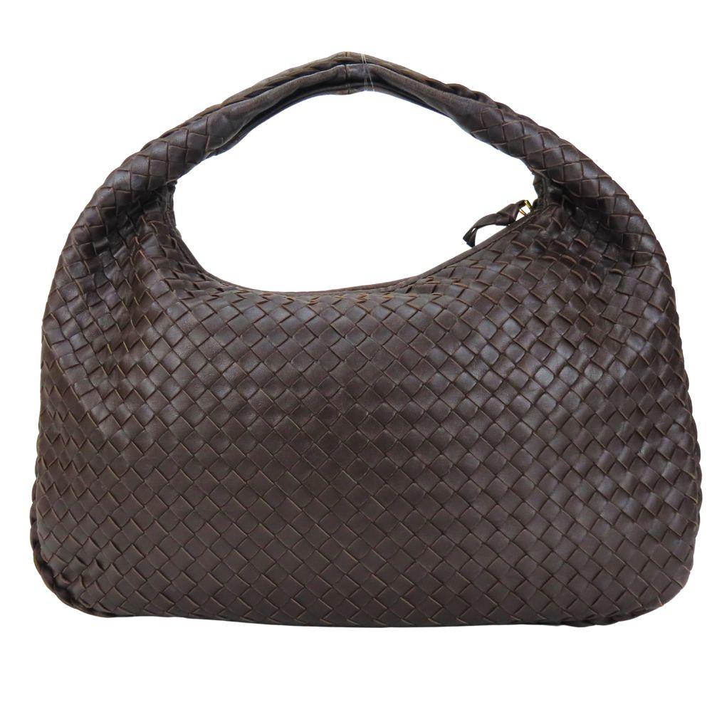 Used BOTTEGAVENETA Shoulder Bag INTRECCIATO 115653 Lambskin Brown One Belt