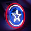 Anime Neon Sign for Wall Decor Shield LED Neon Light for Boys Room Superheo Neon Lights Anime Decor for Game Room
