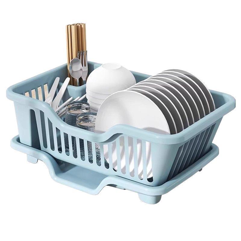 Extra Large Plastic Kitchen Dish Rack with Drainage