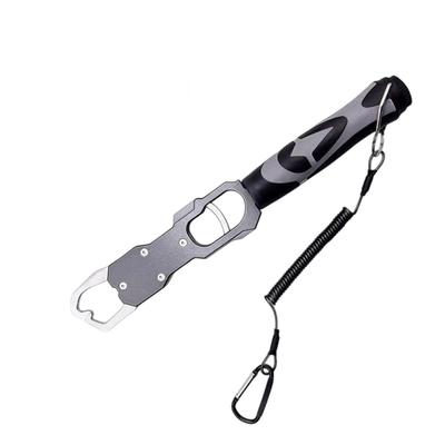 PAVIKE Fish Gripper, Fishing Grip with Built-in Weighing Function, 360° Rotating Handle, Easy Grip, Portable, One-Handed Operation, Non-Slip,