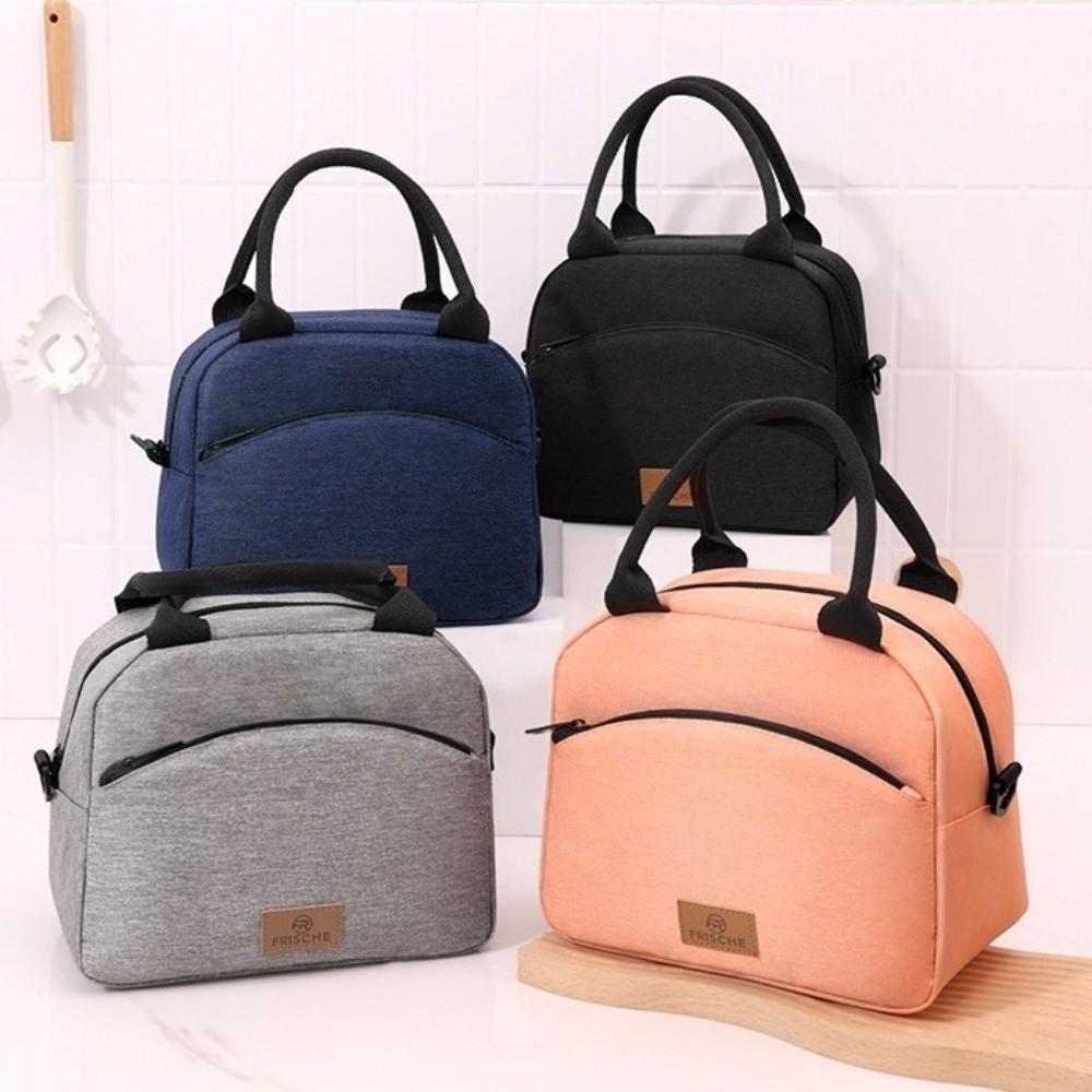 Oilproof Cooler Bag Leakproof Food Bag Portable Insulated Bag  Office
