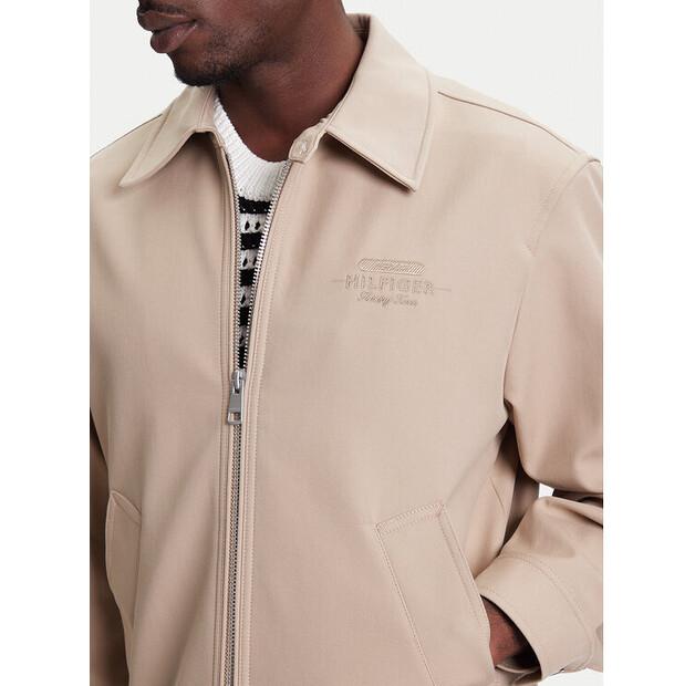 Demiseason Jacket Tommy Hilfiger F1 Movie Mechanics MW0MW41370 Beige Color, Standard Fit
